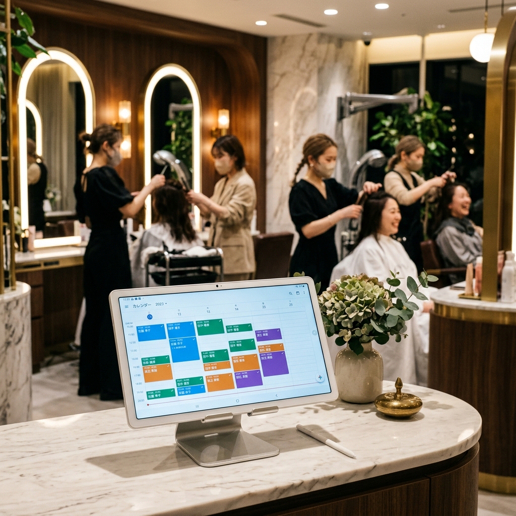 Salão de beleza premium de sucesso com o sistema VibeSalon